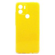 Чехол Xiaomi Redmi A1+ силикон с вкраплениями и защитой камеры жёлтый