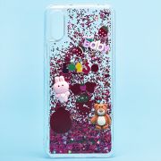 Чехол Xiaomi Redmi 9A/Redmi 9i силикон с объёмной аппликацией бордо