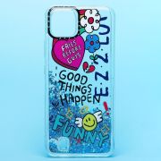 Чехол Realme C11 (2021)/C20/C20A силикон c блестящим декором и принтом 003