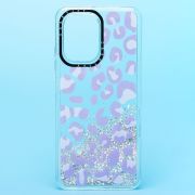 Чехол Realme C33/A17/A17k силикон c блестящим декором и принтом 001