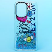 Чехол Realme C33/A17/A17k силикон c блестящим декором и принтом 003