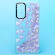 Чехол Samsung A24 4G/A245 силикон c блестящим декором и принтом 001