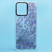Чехол Xiaomi Redmi 12 4G/12 5G силикон c блестящим декором и принтом 001