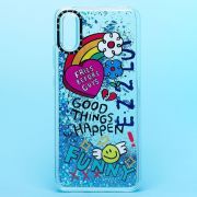 Чехол Xiaomi Redmi 9A/Redmi 9i силикон c блестящим декором и принтом 003