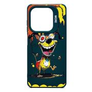 Чехол Infinix Hot 40i силикон с принтом пёс зелёный