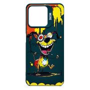 Чехол Realme C53/C51/Note 50 силикон с принтом пёс зелёный