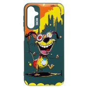 Чехол Samsung A24 4G/A245 силикон с принтом пёс зелёный