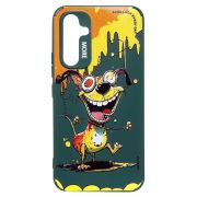 Чехол Samsung A54/A546 силикон с принтом пёс зелёный