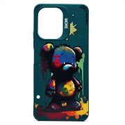 Чехол Xiaomi Redmi 13C 5G/ Poco M6 5G силикон с принтом медведь зелёный