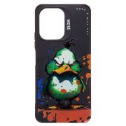 Чехол Xiaomi Redmi 13C 5G/Poco M6 5G силикон с принтом утка чёрный