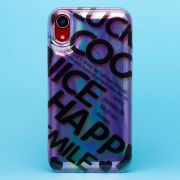 Чехол iPh XR силикон с рисунком 001