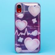 Чехол iPh XR силикон с рисунком 003