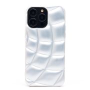 Чехол iPh 14 Pro Max силикон объёмный белый