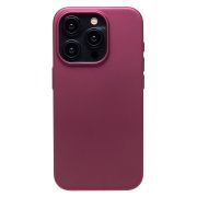 Чехол iPh 15 Pro силикон монолитный бордо
