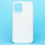 Чехол iPh 12 /iPh 12 Pro силикон туманный белый