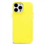 Чехол iPh 13 Pro Max силикон туманный жёлтый