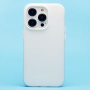 Чехол iPh 14 Pro силикон туманный белый