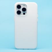 Чехол iPh 15 Pro Max силикон туманный белый
