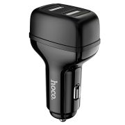 Адаптер Автомобильный - Hoco Z36, 2USB/2.4A, чёрный