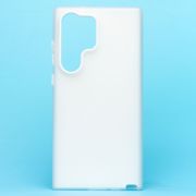 Чехол Samsung S23 Ultra силикон туманный белый