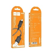 Кабель USB - MicroUSB Hoco X94, 2.4A, 1м, золотистый