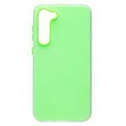 Чехол Samsung S23+ силикон туманный зелёный
