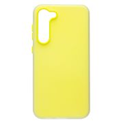 Чехол Samsung S23+ силикон туманный жёлтый