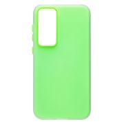 Чехол Samsung S23FE силикон туманный зелёный