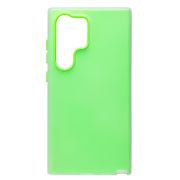 Чехол Samsung S24 Ultra силикон туманный зелёный