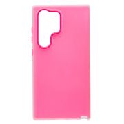 Чехол Samsung S24 Ultra силикон туманный розовый
