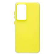 Чехол Samsung S24+ силикон туманный жёлтый