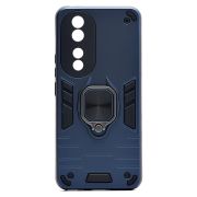 Чехол Honor 90 противоударный комбинированный с кольцом синий