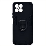 Чехол Honor X8 4G/X30i противоударный комбинированный с кольцом чёрный