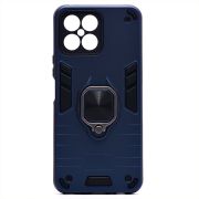 Чехол Honor X8 4G/X30i противоударный комбинированный с кольцом синий