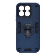 Чехол Honor X8b противоударный комбинированный с кольцом синий