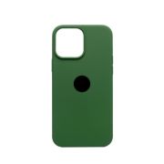 Чехол iPh 13 Pro Max силикон SC зелёный хвойный закрытый с лого