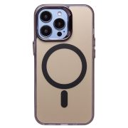 Чехол iPh 13 Pro комбинирован с хромированными элементами с SafeMag чёрный