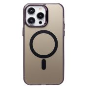 Чехол iPh 14 Pro Max комбинирован с хромированными элементами с SafeMag чёрный