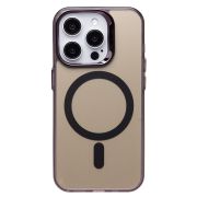 Чехол iPh 15 Pro комбинирован с хромированными элементами с SafeMag чёрный