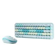 Клавиатура Smartbuy SBC676390AGT беспроводная + мышь набор зелёный
