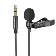 Микрофон Borofone BFK11 на прищепке кабель 2м - AUX 3.5мм