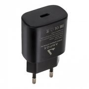 Адаптер Сетевой - Amfox AH-25, 1USB-C/PD25W чёрный