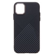 Чехол iPh 11 пластик Luxo Life с SafeMag чёрный 122
