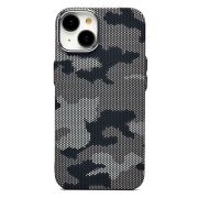 Чехол iPh 13 пластик Luxo Life с SafeMag чёрный/серый 126