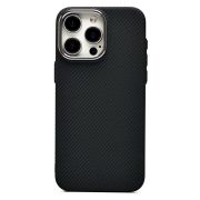 Чехол iPh 15 Pro Max пластик Luxo Life с SafeMag чёрный 123