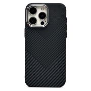 Чехол iPh 15 Pro Max пластик Luxo Life с SafeMag чёрный 124