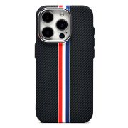 Чехол iPh 15 Pro пластик Luxo Life с SafeMag чёрный/разноцветный 129