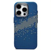 Чехол iPh 15 Pro пластик Luxo Life с SafeMag синий 135