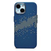 Чехол iPh 15 пластик Luxo Life с SafeMag синий 135