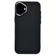 Чехол iPh 16 Plus пластик Luxo Life с SafeMag чёрный 123
